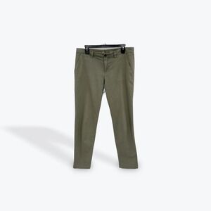GAP Khakis by GAP Broken‎ In Straight Women's Olive Green Size 08 Pants
